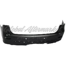 Nissan Pathfinder 2013-2016 Bumper Rear Partial Primed Black - Photo 2