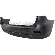 Nissan Pathfinder 2013-2016 Bumper Rear Partial Primed Black - Photo 2
