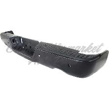 Ram Pickup Ram Classic 2019-2024 Bumper Rear Assembly Black Ptm - Photo 2