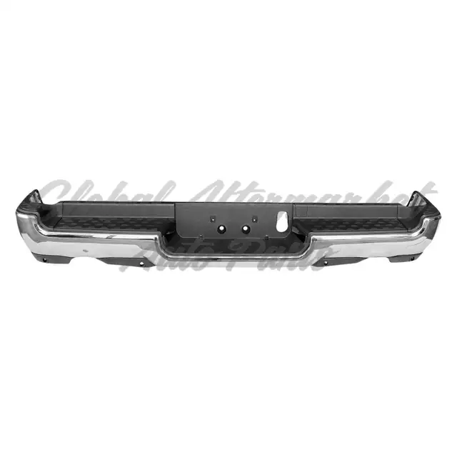 Ram Pickup Ram 2019-2024 Bumper Rear Assembly Chrome Finish