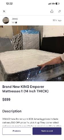 Brand New KING Platform Frame $399 FREE DELIVERY - Photo 5
