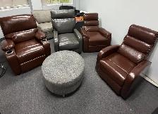 HUGE WAREHOUSE LIQUIDATION SALE FOR MANUAL PUSHBACK RECLINERS