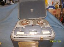 1960's Philips Reel To Reel Tape Player Model Mode D' Emploi