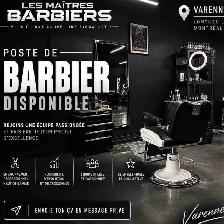 Poste de barbiers disponible