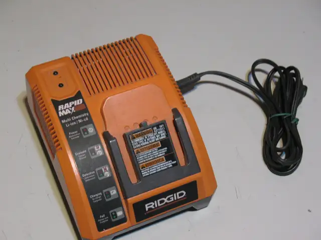 Makita, DeWalt, and Ridgid 18 Volt Battery Chargers, LIKE NEW
