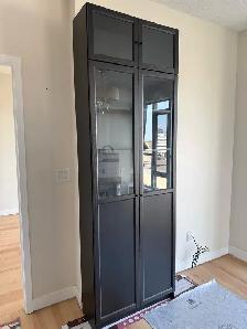 IKEA Billy Bookcase with Glass Doors