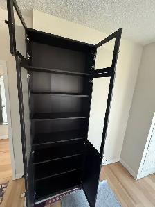 IKEA Billy Bookcase with Glass Doors - Photo 3