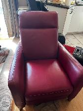 Genuine Italian Leather Recliner