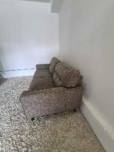 FREE DELIVERY J&R Furniture Tweed MCM 3 Seater Fabric Sofa Couch - Photo 5