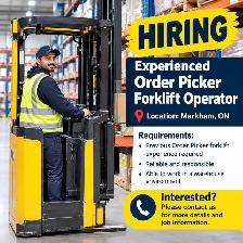ORDER PICKER OPERATOR – MARKHAM