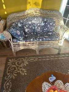 Wicker patio/sunroom  furniture - Photo 2