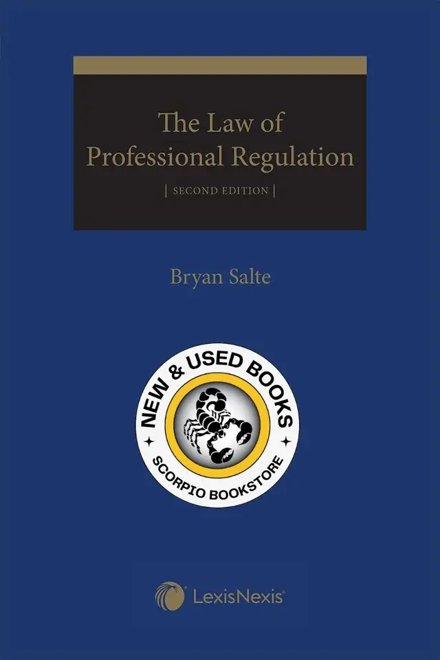 The Law of Professional Regulation 2E Salte 9780433518372
