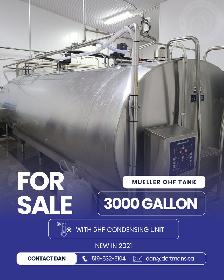 3000 Gallon Mueller OHF Tank