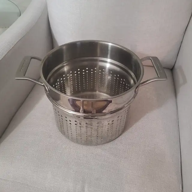 KitchenAid Professional 18/10 SS Tri-Ply Pasta Strainer Insert 9