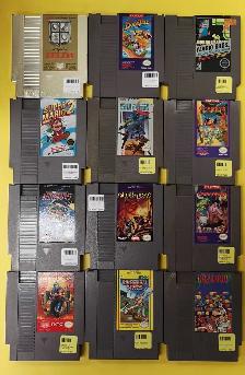 Cassettes Nintendo divers