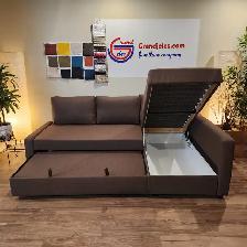 Used (Good Condition) Brown IKEA sofa bed    FREE DELIVERY - Photo 4