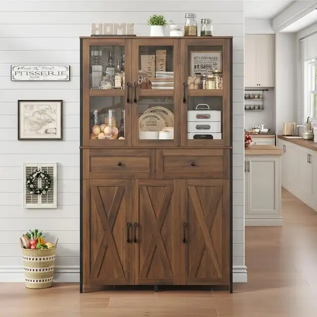 Brand New 41.3' Large Kitchen Pantry Cabinet Special $399