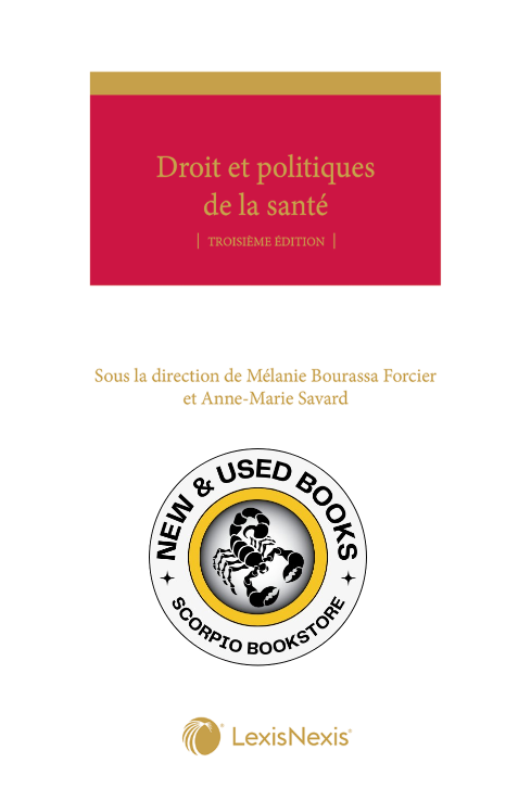 Droit et politiques de la santé 3e édition 9780433542223