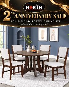 solidwood dining table set on sale ‼️‼️