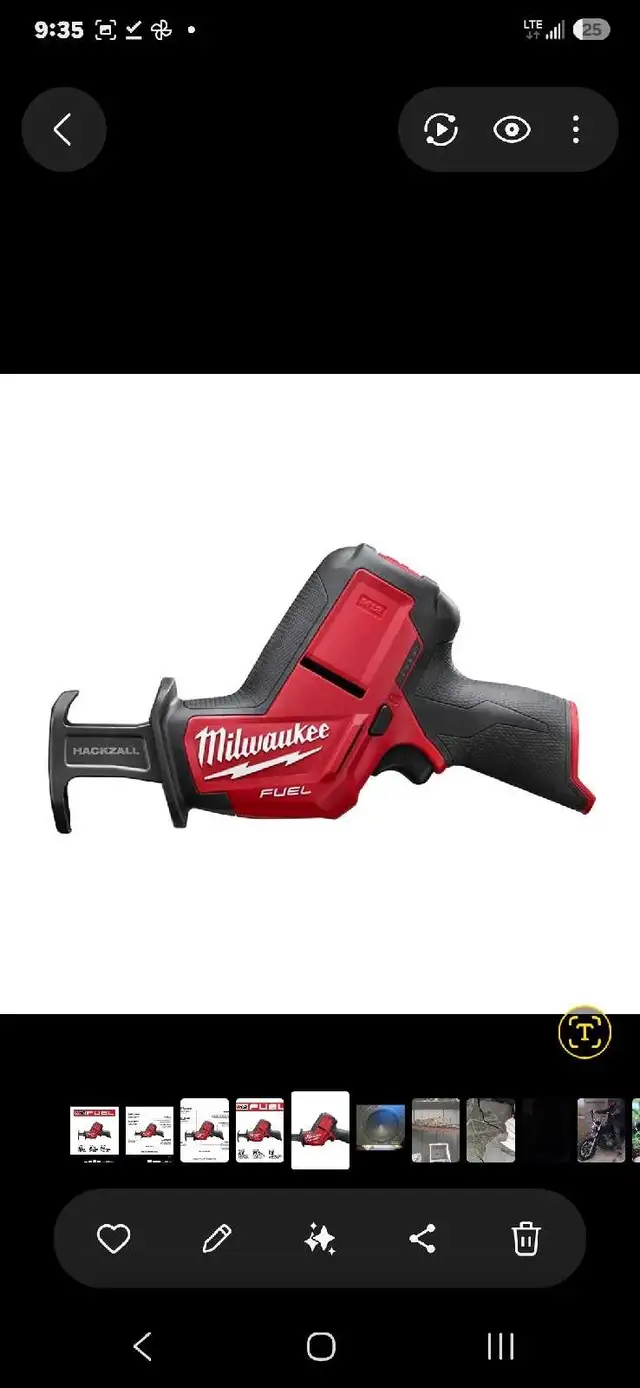 Milwaukee M12 HACKZALL Reciprocating Saw 2620-20