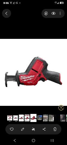 Milwaukee M12 HACKZALL Reciprocating Saw 2620-20