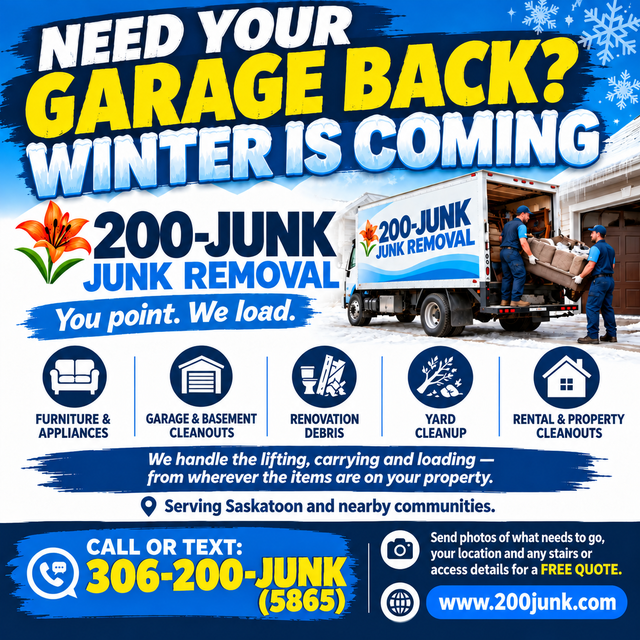 Sameday junk removal