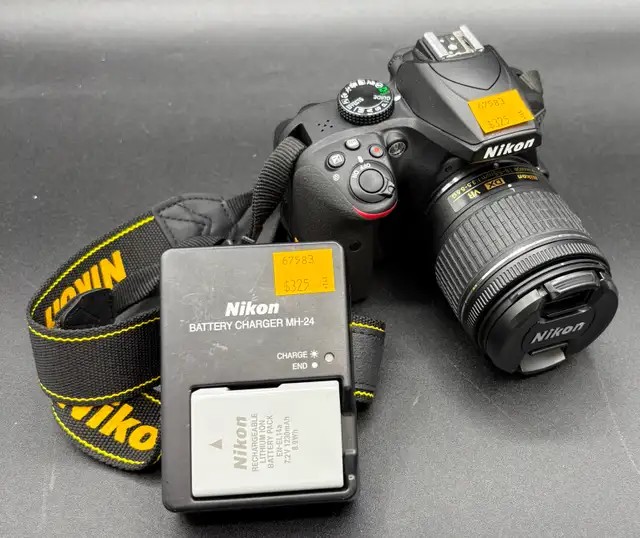 Nikon D3400 Digital Camera with 18-55mm Camera Lens