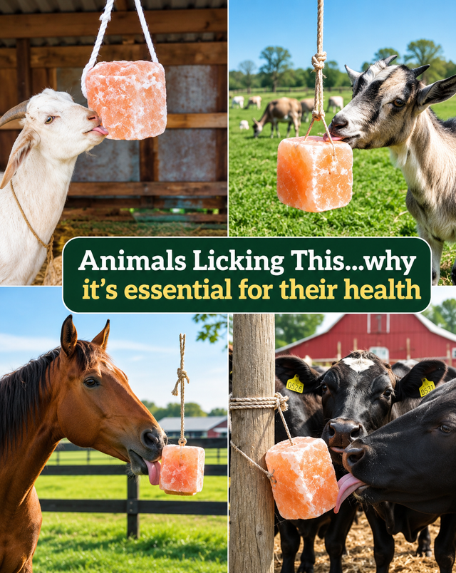 Natural Himalayan Pink Salt Lick Block for Horses, Cows, Goats &