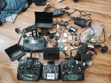 3DR and Devention Drone Controllers and FPV Monitors