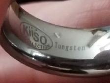 KiiSo and FD Collection Tungsten Rings wedding band size 7 - Photo 3