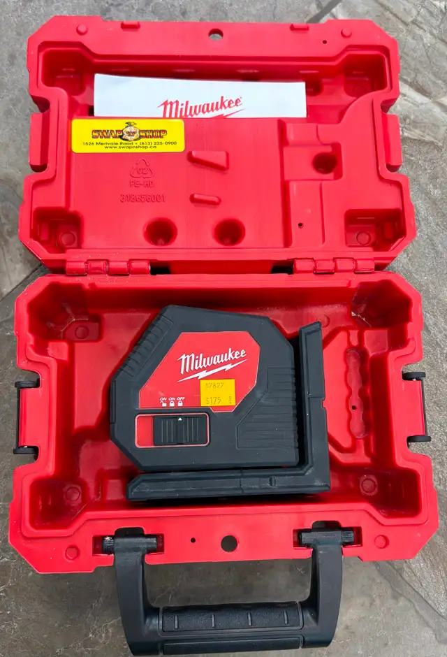 Milwaukee 3421 Cross-Laser Level (Green) in Case