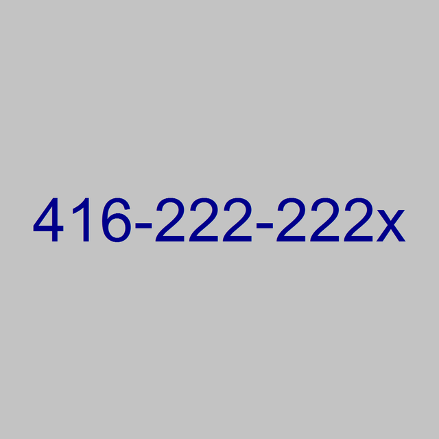 Luxury 416 Phone Number 888888 for SALE
