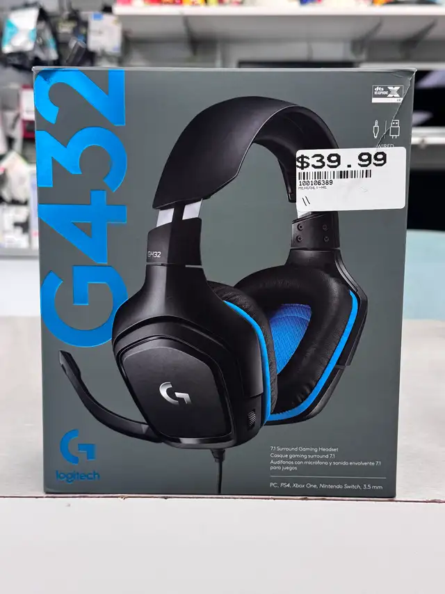 Logitech G432 Wired Gaming Headset
