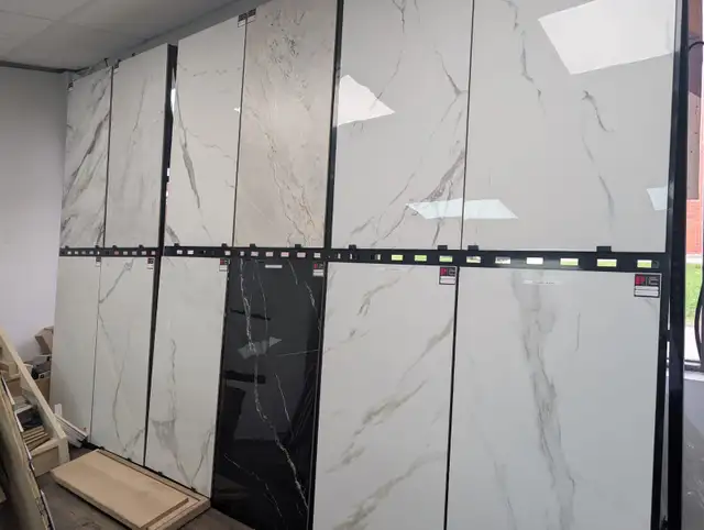 24x48 Large Format Marble Look Porcelain Tiles for Sale!
