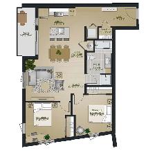4 1/2 à louer NEUF à Lévis  - Le GC Condos- disponible dès juill - Photo 4
