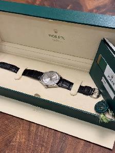Rolex Cellini White Gold 39mm Factory Diamonds Full Set