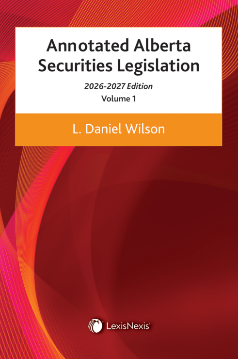 Annotated Alberta Securities Legislation 2026/2027 9780433542698