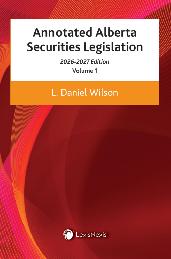 Annotated Alberta Securities Legislation 2026/2027 9780433542698
