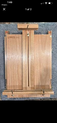 Folding Artists Easel plus supplies