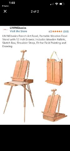 Folding Artists Easel plus supplies - Photo 2