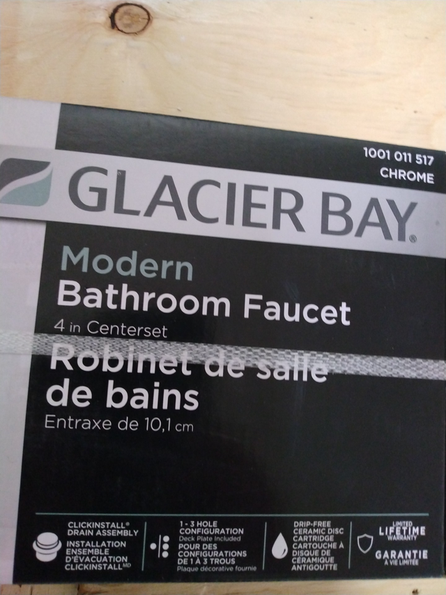GLACIRE BAY BATHROOM FAUCETS