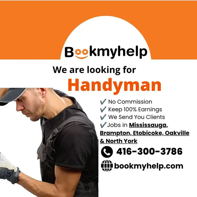 Handyman Wanted – Mississauga, Brampton & Surrounding Areas