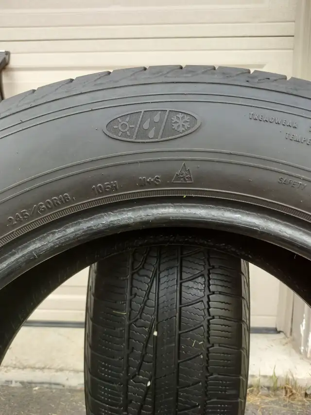 2 tires GOODYEAR 245/60/R18 all season.