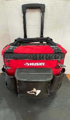 HUSKY ROLLING TOTE BAG