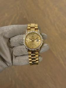 Rolex Presidential Day-Date Anniversary Dial Factory Diamonds 36