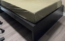 Bedframe Double/Full dark brown (IKEA) urgent and negotiable - Photo 4