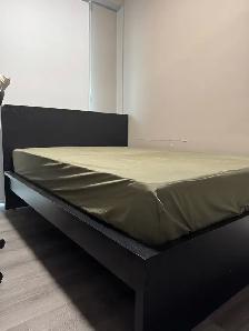 Bedframe Double/Full dark brown (IKEA) urgent and negotiable - Photo 5