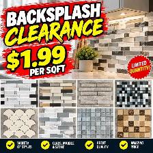 Backsplash Clearance – Only $1.99/Sq.Ft!