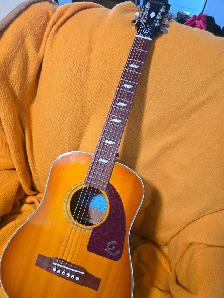VERY NICE LIL TEXAN ELECTRIC ACOUSTIC GUITAR