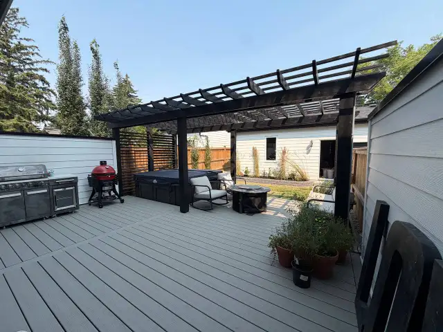 Deck, pergola, gazebo, fence